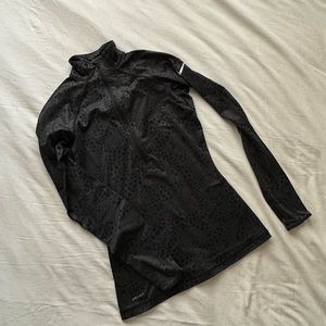 Nike Pro Quarter Zip Long Sleeve Sweatshirt Size Small